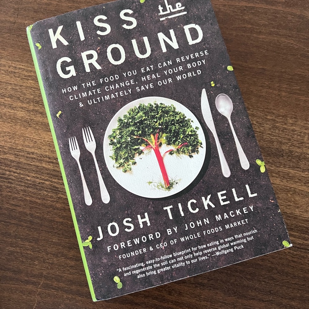 Kiss the Ground Book - Black Cover